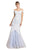 Ladivine A0401 - Sweetheart Embroidered Prom Gown Evening Dresses 2 / White-Peri