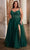 Ladivine C150C - Embroidered A-line Prom Gown Prom Dresses 16 / Emerald
