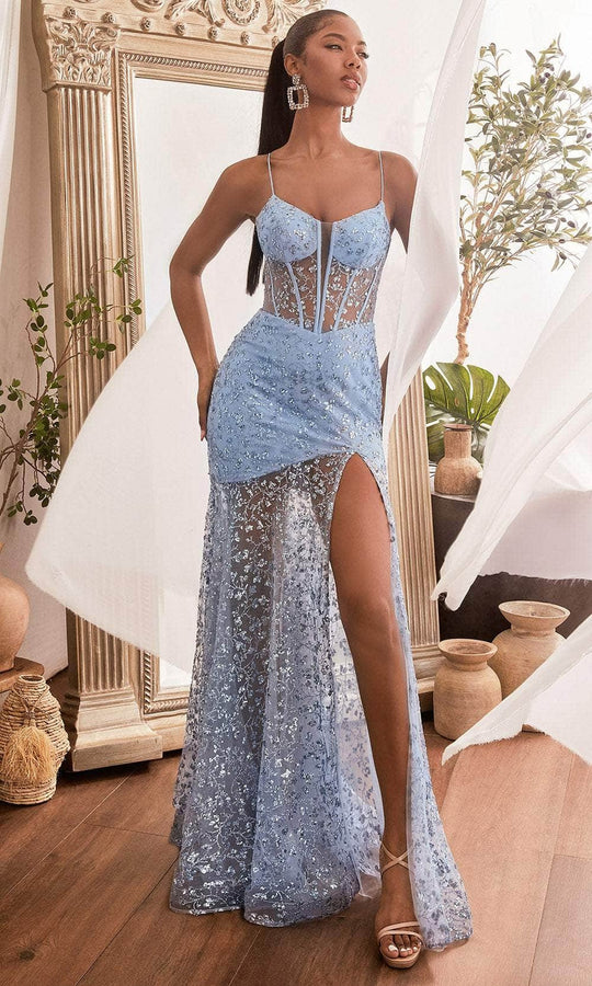 Ladivine C155 - Scoop Basque Evening Dress