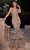 Ladivine CC2288 - 3D Floral Mermaid Prom Gown Prom Dresses 2 / Gold-Mist