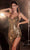 Ladivine CC2292 - Deep V-Neck Illusion Skirt Prom Gown Prom Dresses