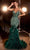 Ladivine CC2308 - Embellished Sleeveless Prom Gown Prom Dresses 2 / Emerald