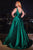 Ladivine CC2349C - Sleeveless Plunging V-Neck Prom Gown Special Occasion Dress