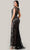 Ladivine CC4007 - Cap Sleeve Sequin Embellished Prom Dress Prom Dresses