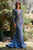 Ladivine CD0168 - Long Sleeve Draped Evening Dress Evening Dresses