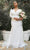 Ladivine CD0169C - Satin V-Neck Bridal Gown Wedding Dresses
