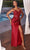 Ladivine CD0176 - Beaded Lace Corset Prom Gown Prom Dresses XXS / Burgundy