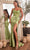Ladivine CD0176 - Beaded Lace Corset Prom Gown Prom Dresses XXS / Greenery