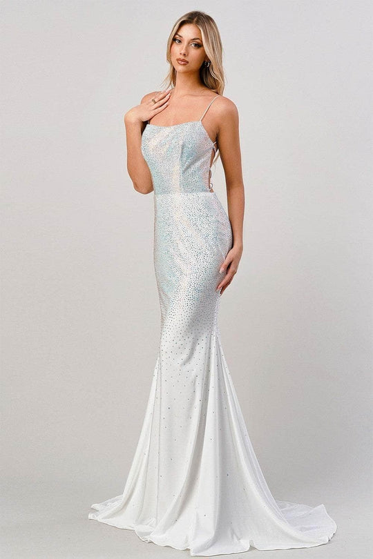 Ladivine CD0179 - Rhinestone Beaded Long Gown