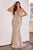 Ladivine CD0216 - Bead Embellished Sheath Gown Prom Dresses