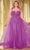Ladivine CD0217 - Beaded Strapless A-Line Prom Gown Prom Dresses 6 / Amethyst