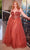 Ladivine CD0217C - Glittery Basque Evening Dress Ball Gowns