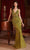 Ladivine CD0232 - Jeweled Plunging V-Neck Prom Gown Prom Dresses 2 / Greenery