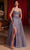 Ladivine CD0234 - Illusion Midriff Sweetheart Prom Gown Prom Dresses