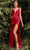 Ladivine CD231 - Deep V-Neck Bustier Prom Dress Prom Dresses 12 / Sienna