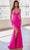 Ladivine CD307 - Illusion Corset Sleeveless Prom Gown Prom Dresses 2 / Hot Pink