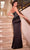 Ladivine CD310 - Sequined Lace-Up Tie Prom Gown Prom Dresses