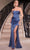 Ladivine CD326 - Pleated Semi-Sweetheart Prom Gown Prom Dresses 2 / Soft Navy