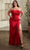 Ladivine CD326 - Pleated Semi-Sweetheart Prom Gown Prom Dresses