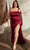 Ladivine CD327 - Ruched One Shoulder Prom Gown Prom Dresses