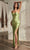 Ladivine CD338 - Lace-Up Back Sweetheart Prom Gown Prom Dresses 2 / Greenery
