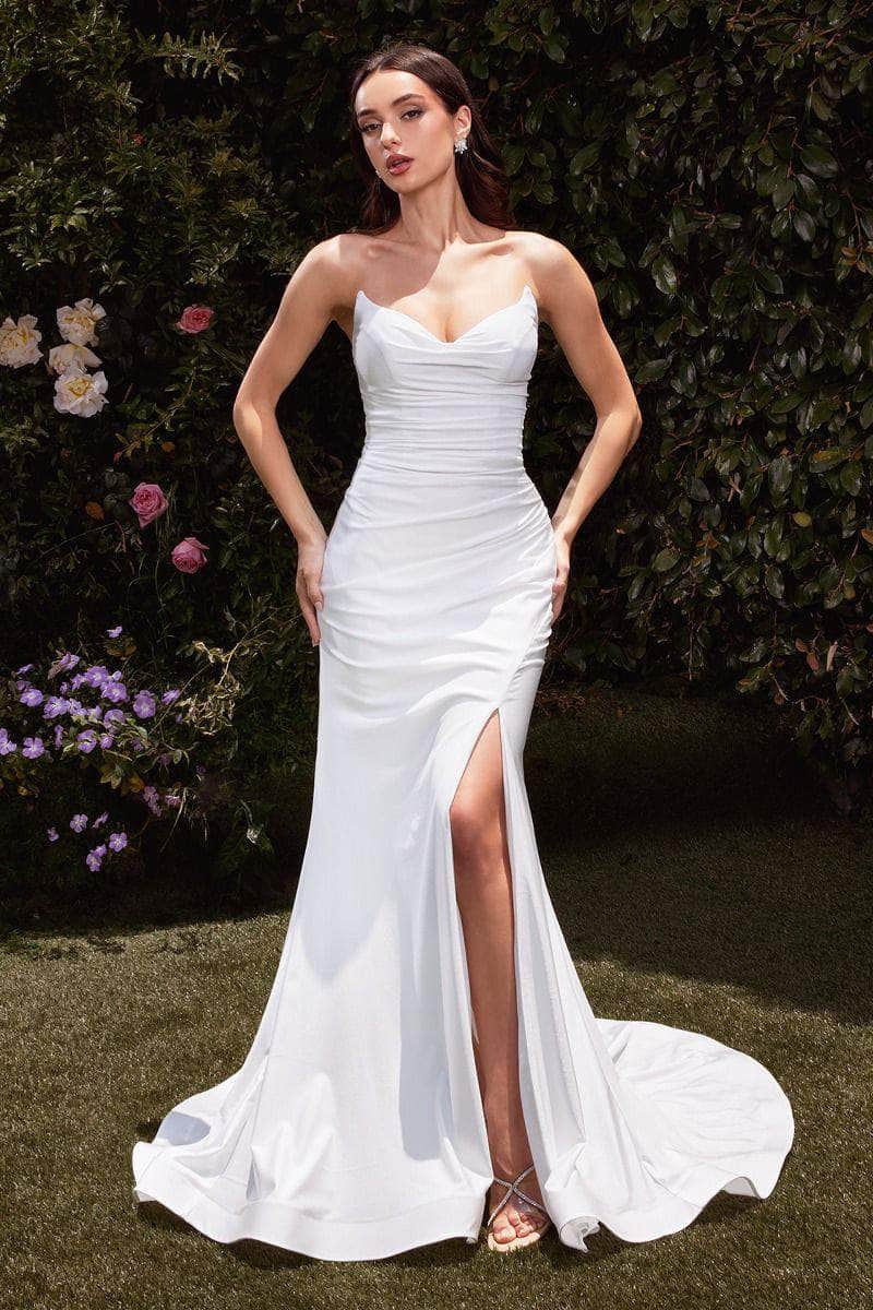 Ladivine CD791 - Long Stretch Satin Mermaid Dress