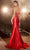 Ladivine CD820 - Basque Beaded Evening Dress Evening Dresses