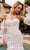 Ladivine CD858W - Puff Sleeve Bridal Gown Special Occasion Dress