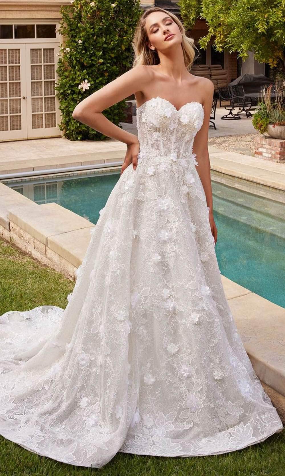 Carrie | Lace Strapless Trumpet Corset Wedding Gown - Encanto - Bridal  Dresses - Galia Lahav