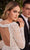 Ladivine CD862W - V-Neck Lace Bridal Gown Evening Dresses