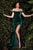 Ladivine CD956 - Ruched Sweetheart Prom Gown Prom Dresses 2 / Emerald