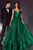 Ladivine CD996 - Dual Strap Glittered Evening Gown Ball Gowns 2 / Emerald
