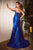Ladivine CDS439 - Beaded Lace Sweetheart Prom Gown Prom Dresses 6 / Navy