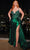 Ladivine CDS440C - Bead Embellished Sleeveless Prom Gown Prom Dresses 16 / Emerald
