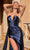 Ladivine CDS441 - Asymmetric Pleated Sheath Gown Prom Dresses