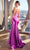Ladivine CH062 - Pleated Bodice Mermaid Evening Gown Evening Dresses
