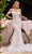 Ladivine CK703W - Embroidered Cold Shoulder Bridal Gown Special Occasion Dress