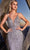 Ladivine CK997 - Plunging V-Neck Fringe Embellished Prom Dress Pageant Dresses