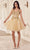 Ladivine CY019 - Applique Corset Cocktail Dress Special Occasion Dress XXS / Champagne