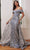 Ladivine J836 - Off Shoulder Glitter Prom Gown Prom Dresses 8 / Royal-