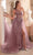 Ladivine J869 - Asymmetric Glitter Sequin Prom Gown Prom Dresses 2 / Dusty Mauve