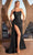 Ladivine J872 - Strapless Side Sash Prom Gown Prom Dresses 6 / Mauve
