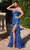 Ladivine KV1095 - Sweetheart Ruffled Trumpet Prom Gown Prom Dresses
