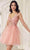 Ladivine SF047 - Jeweled Tulle Cocktail Dress Special Occasion Dress
