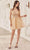 Ladivine SF047 - Jeweled Tulle Cocktail Dress Special Occasion Dress XXS / Champagne