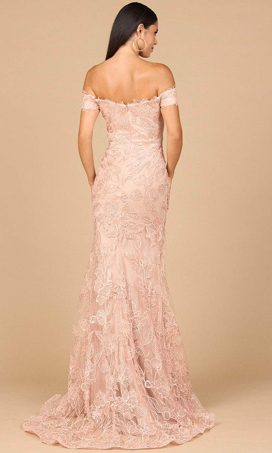 Lara Dresses 28970 - Off-Shoulder Mermaid Evening Gown