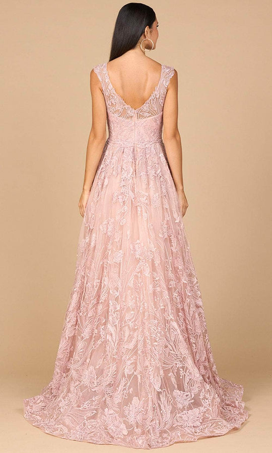 Lara Dresses 28979 - Sleeveless Embroidered Evening Gown