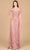 Lara Dresses 29020 - Lace Sheath Evening Gown Special Occasion Dress 0 / Rose