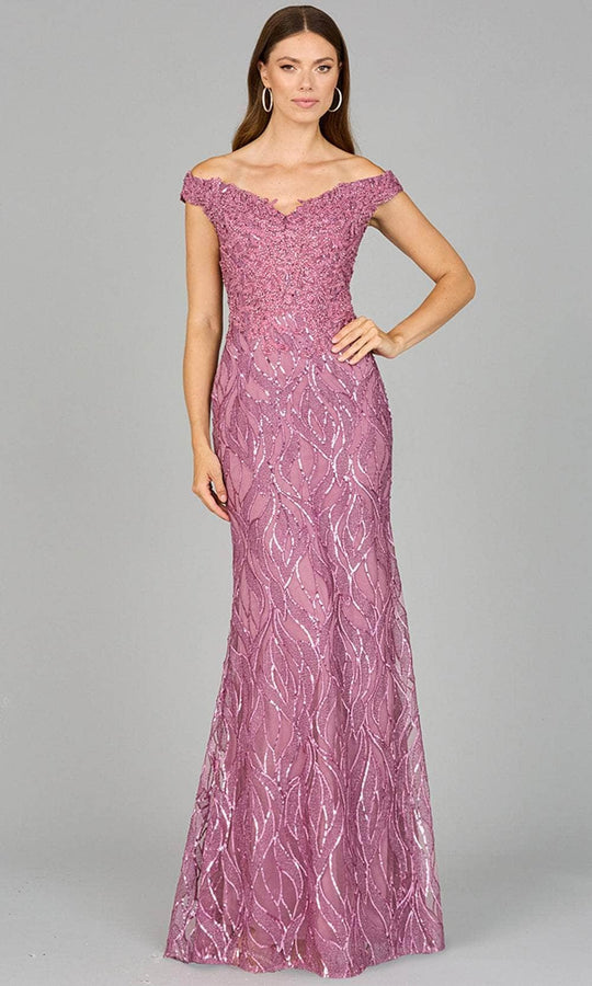 Lara Dresses 29045 - Off Shoulder Mermaid Evening Dress