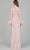 Lara Dresses 29049 - Illusion Jewel Feather Cuff Evening Dress Special Occasion Dress